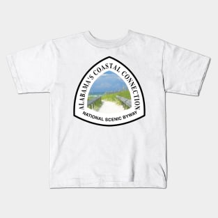 Alabama's Coastal Connection National Scenic Byway trail marker Kids T-Shirt